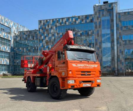 Аренда автовышки-вездехода 35 метров